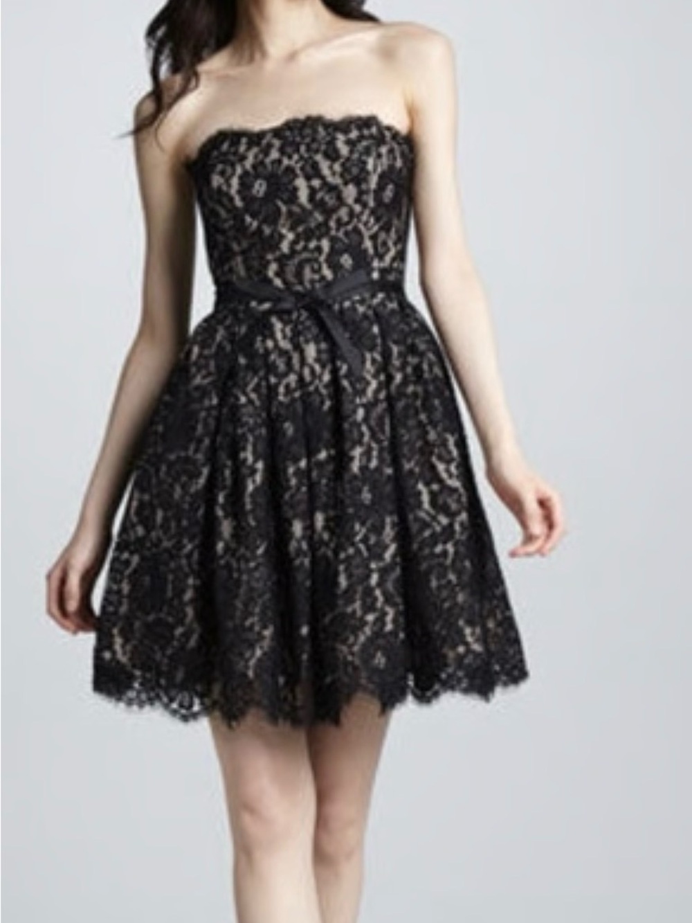 Robert Rodriguez for Target + Neiman Marcus Collab Lace Strapless Dress 2 HOCO